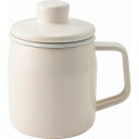 富士ホーロー フィルトミニ オイルポット0.35L ホワイト 12×8.5×12.5cm 0.35L(適正容量)、0.52L(満水容量) B1107575 [▲...