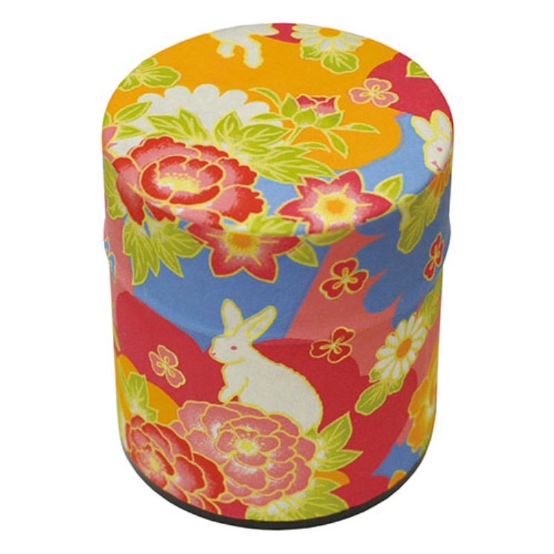 ヤマコー てまひま工房 お茶缶 ぽッ・かん 花うさぎ ミニ yamaco79261 [▲][AS]