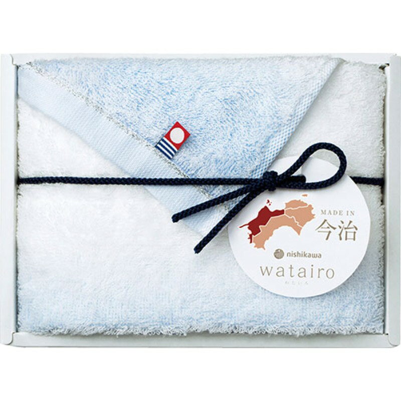 Rakuten - 【5枚セット】 わたいろ nishikawa今治タオル フェイスタオル 34×75cm B1038516X5 [▲][AS]