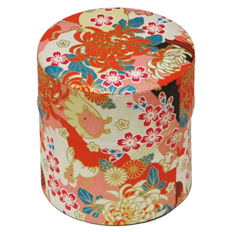 【5個セット】 ヤマコー てまひま工房 お茶缶 ぽッ・かん 干支 S yamaco79214X5 [▲][AS]