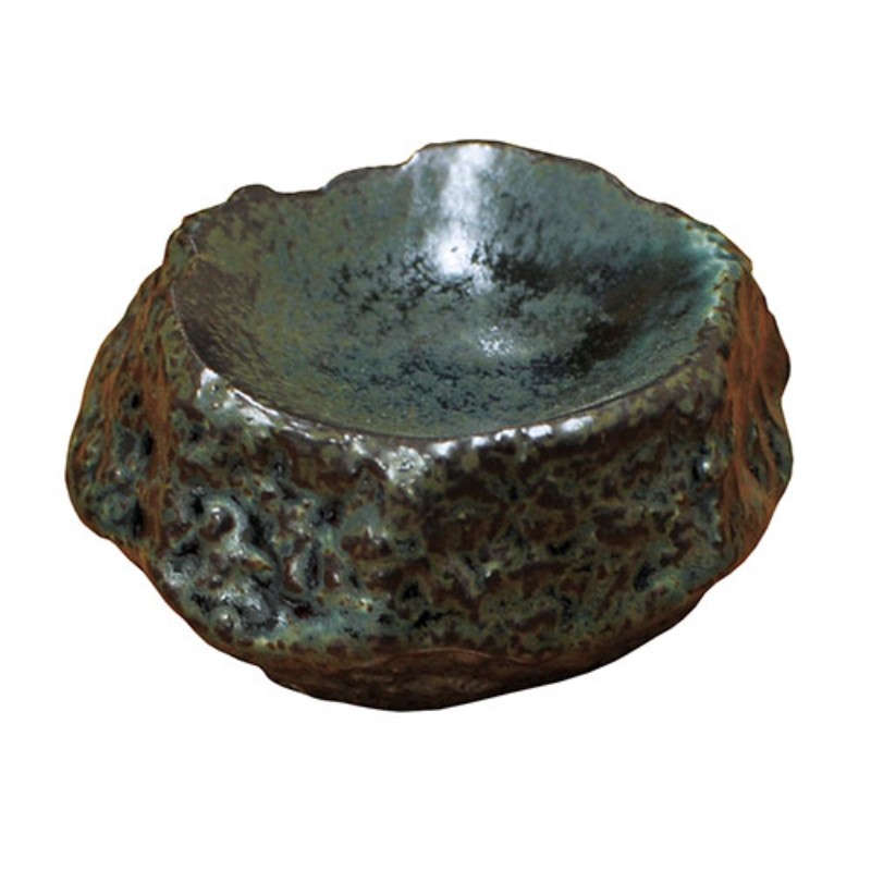 【5枚セット】 ヤマコー てまひま工房 岩石 一品皿 青 yamaco79413X5 [▲][AS]