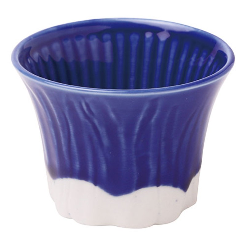 【5個セット】 ヤマコー てまひま工房 富士山おちょこ(箱入) FUJISAN OCHOKO (Mt. Fuji) 青 yamaco78718X5 [▲][AS]