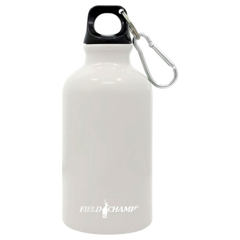 Rakuten - 【5本セット】 フィールドチャンプ アルミボトル350ml 軽くて携帯に便利・カラビナ付き オフホワイト 22557408X5 [▲][AS]