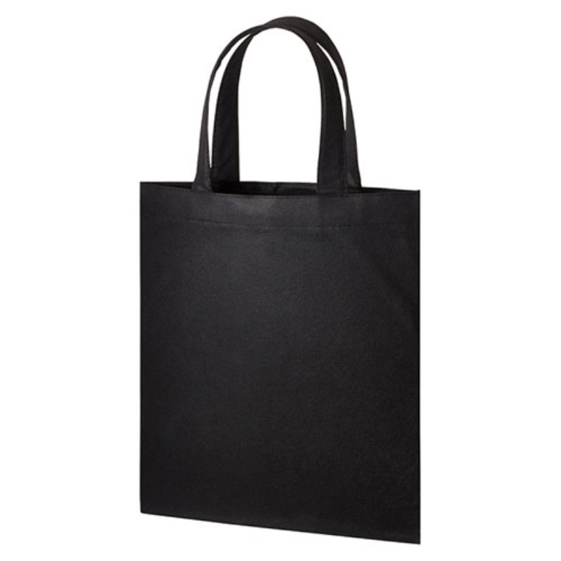 【10枚セット】 再生不織布A4フラットトート パンフレットやカタログが入る・エコマーク認証付き ナイトブラック 22549804X10 [▲][AS]