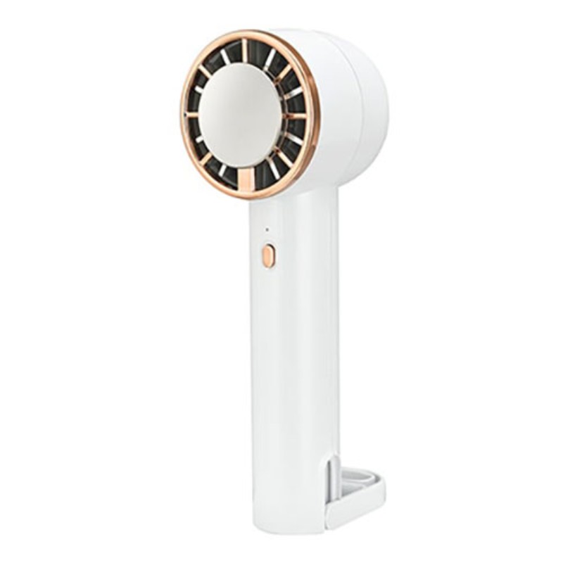 三金商事 冷却プレートつきハンディファン アイボリーホワイト SG-MTK168-IVW [▲][AS]