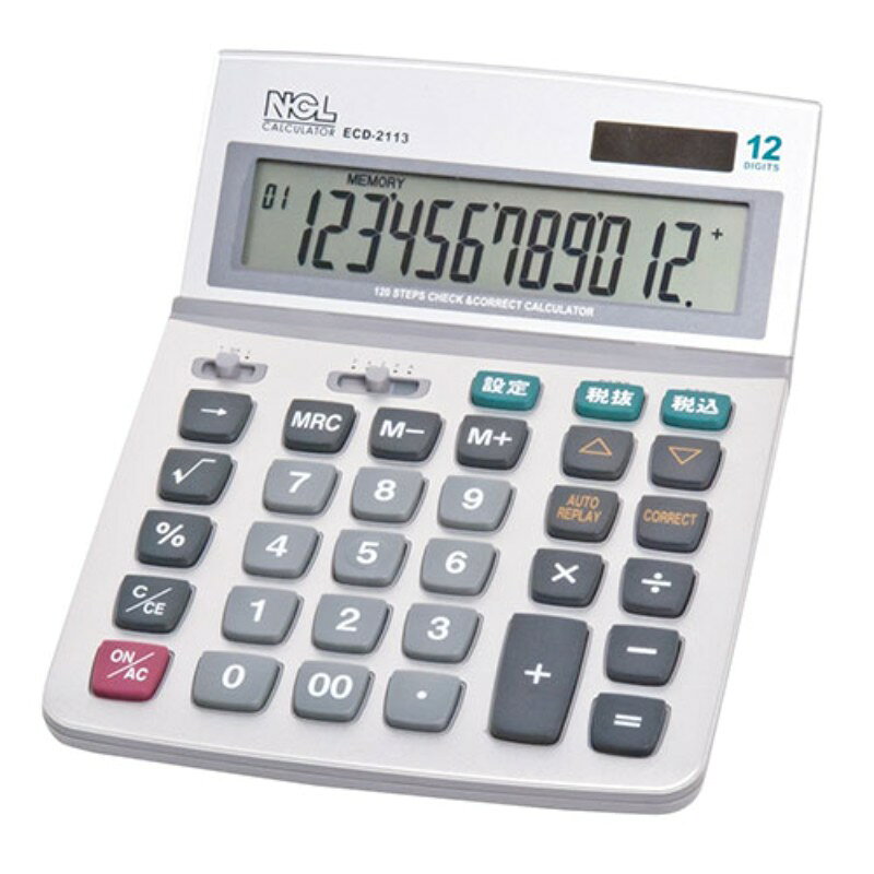 特長今までの計算内容を自動で再生するオートリプレイ機能、ずっと使うことを意識した税率変更機能仕様本体寸法 : W155×D39×H214mm本体重量 : 260g材質 : 本体、キー/ABS樹脂機能 : 12桁表示/税計算/早打ち対応/2つの電源内蔵電池 : 【L1154】又は【LR44】等の同規格品1個使用パッケージ形状 : ブリスターパック備考※メーカー取り寄せ商品となりますので、ご注文後の注文キャンセルはお承りできません。※メーカー取り寄せ商品となりますので、返品交換は一切お受けいたしかねます。ただし初期不良の場合でメーカーに在庫が確認できる場合は交換にて対応致します。※商品開梱後は組み立てやご使用の前に、コンディション・付属品類が揃っていることをご確認ください。 お客様の都合による返品・交換はお受けできませんので、ご注意ください。※掲載商品は、メーカー都合により予告無く仕様を変更（商品名やパッケージを含む）する場合があります。そのため、掲載内容（商品名・商品説明・商品画像等）はお届けする品物と異なる場合がございます。※メーカー取り寄せ商品となりますので、メーカー欠品の場合はご注文をキャンセルさせていただきます。あらかじめご了承ください。※取り寄せ品のため納期が前後する場合がございます。あらかじめご了承下さい。
