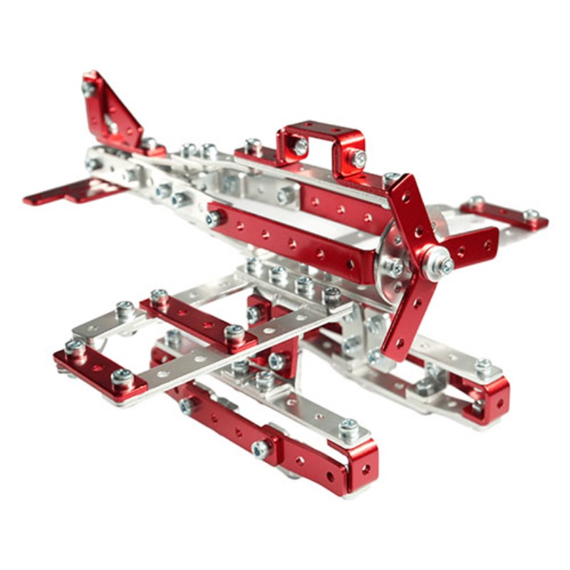 乐天商城 - ザオーブロック プロペラ機 Z-001 レッド 【アルミ廃材を利用した環境配慮型(SDGs・サステナブル)組み立て玩具】 Z-001-RD [▲][AS]