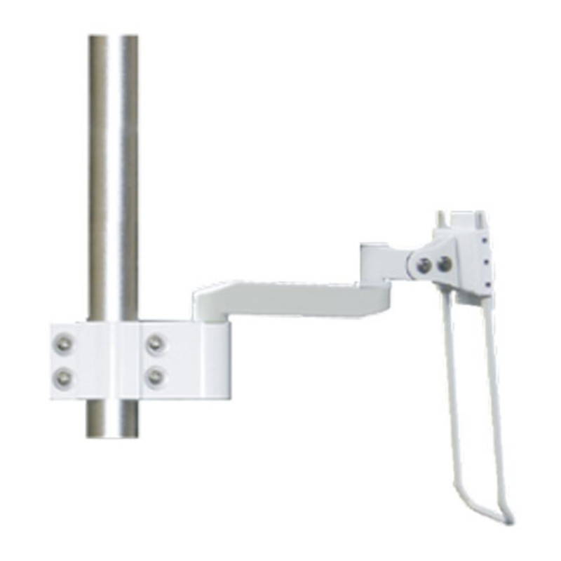 ライブクリエータ 水平ショートアーム φ50用ポール固定 取っ手付き アイボリー ARM-17-S0AP50R [▲][AS]