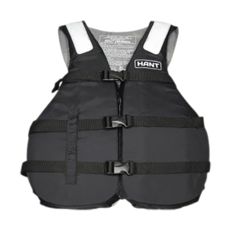 HANT アウトドア ライフベスト 男女兼用 胸囲76-132cm対応 ブラック(UNIVERSAL) HLV-44555 [▲][AS]