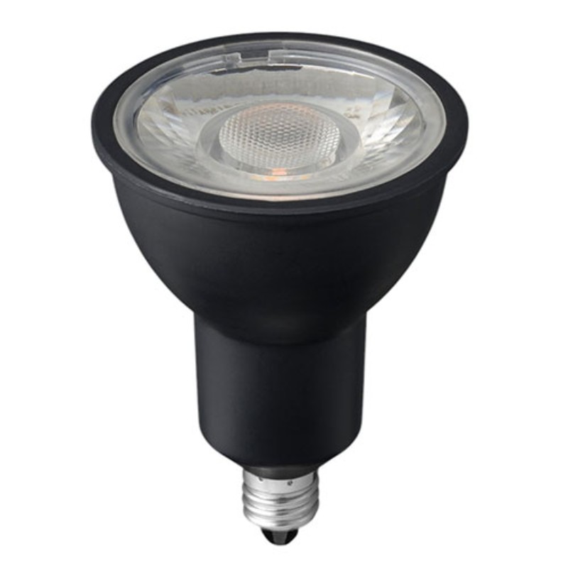 【10個セット】 YAZAWA ハロゲン形LED 広角 調光 ブラック LDR7LWE11D2BKX10 [▲][AS]