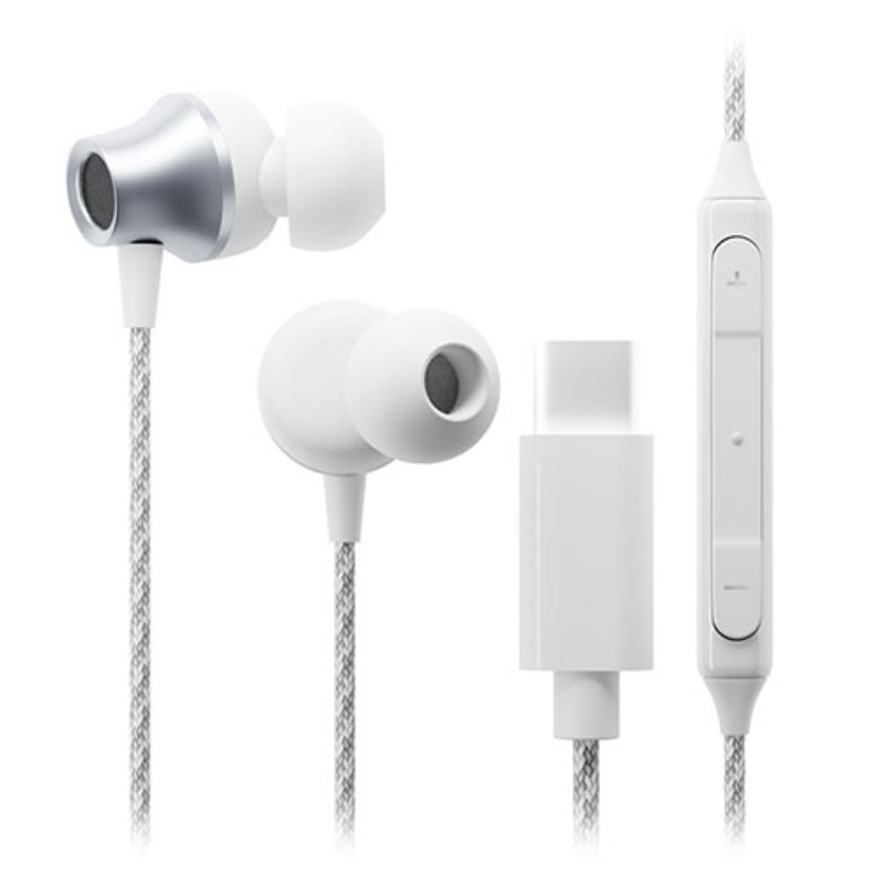 Rakuten - PGA USB Type-C ステレオイヤホン タフケーブル/カナルタイプ ホワイト PG-SETC2WH4 [▲][AS]