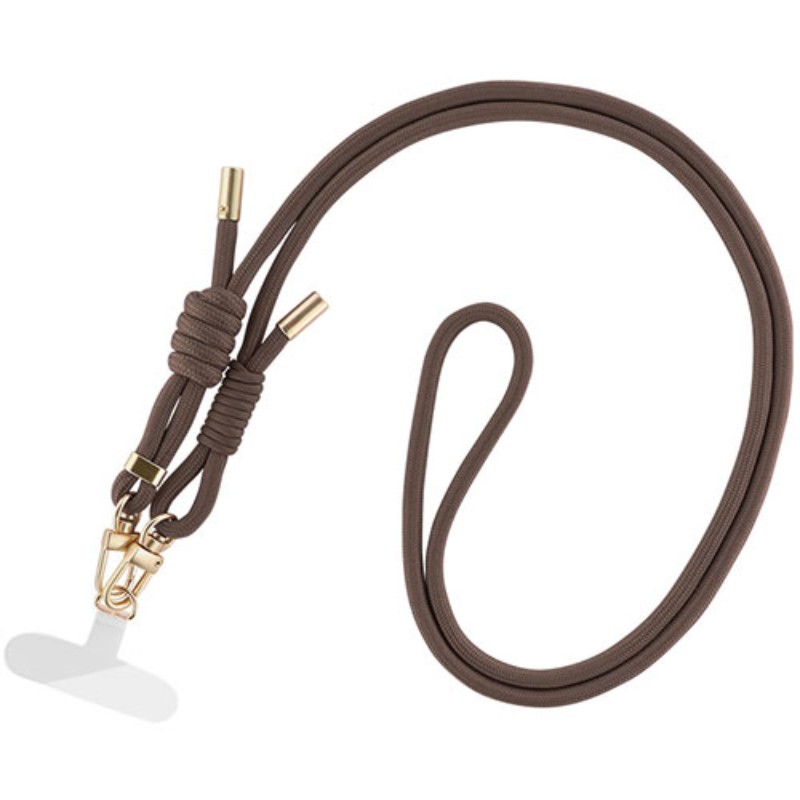 LEPLUS NEXT スマートフォン(汎用) ショルダーストラップ SHOULTY MULTI STRAP Wフックベーシックタイプ モカブラウン LN-SS11BR 