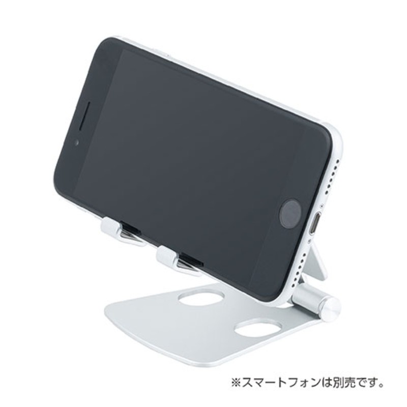 MCO アルミスタンド ミニ ピンク 二軸の可動でお好みの角度にできるスマホスタンド SST-21P [▲][AS]