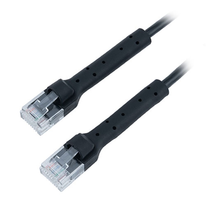 Cross （~5 m） - MCO CAT6A 固定できるLANケーブル 1.5m ブラック 形状記憶コネクタで固定できるLANケーブル C6A-K015BK [▲][AS]