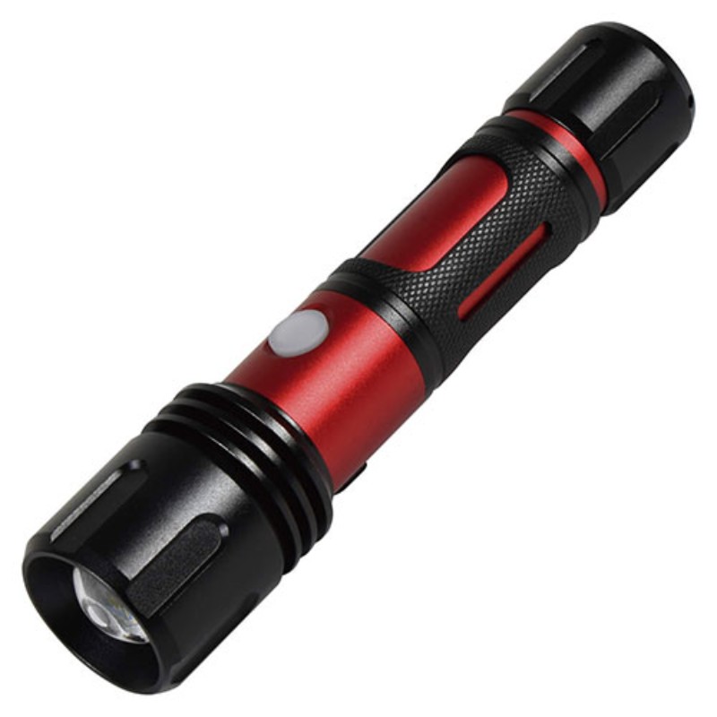 日動工業 充電式 フォーカスLEDライト アンタレス ブラック×レッド NICHIDO-SL-6F-CH アウトドア キャンプ [▲][AS]