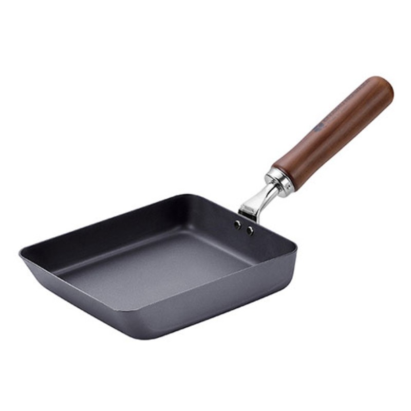 よこやま 燕熟の技 窒化加工玉子焼 14×18cm IH200V 電磁調理器対応 鉄なのにさびにくい窒化加工 CTT-700 調理器具 [▲][AS]