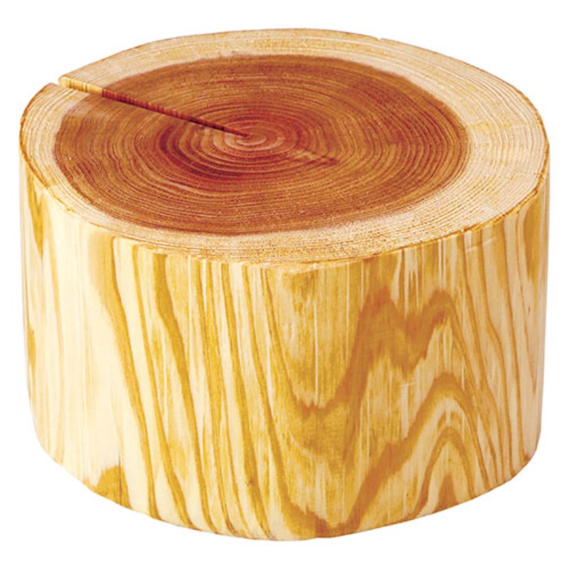 ヤマコー 用美 業務用 新・杉 磨き丸太ディスプレイ台 大径 L yamaco45525 [▲][AS]