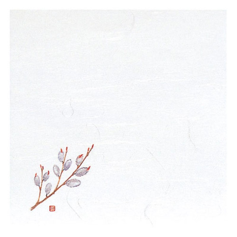 ヤマコー 用美 業務用 4寸 雲竜敷紙 ねこやなぎ (100枚入) yamaco64803 キッチン用品 [▲][AS]