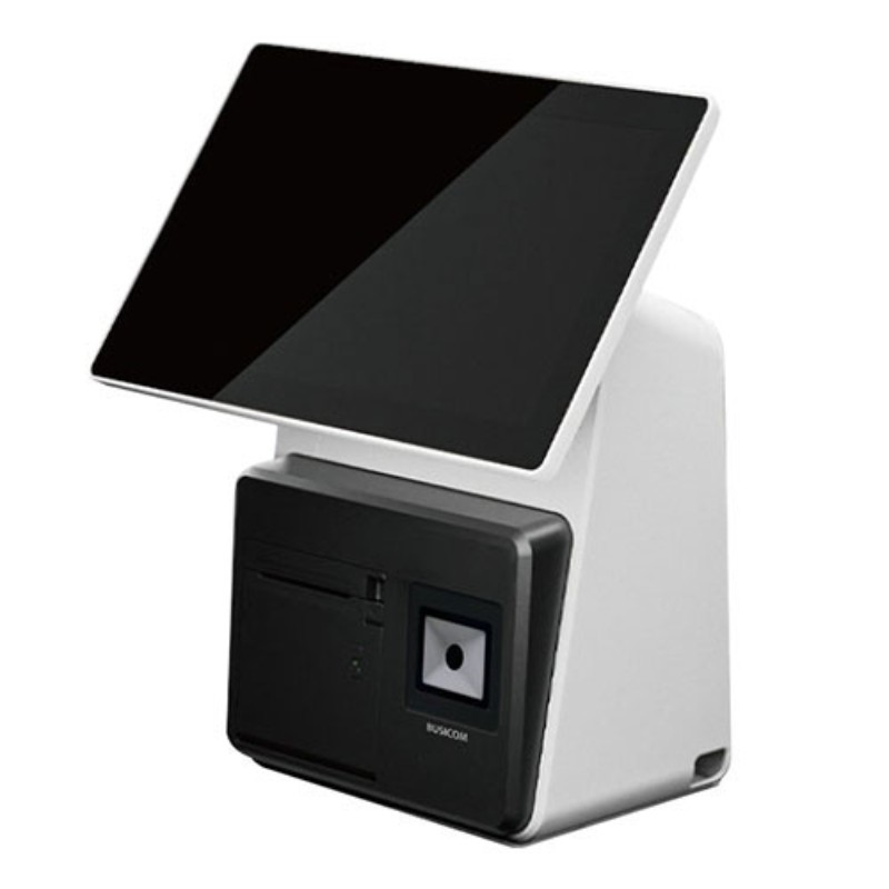 ビジコム 15.6インチ キオスク端末 Seav-MK 設置場所を選ばないコンパクトな卓上型 ホワイト/ブラック ..