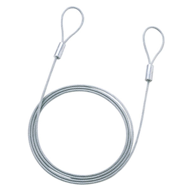 【10個セット】 サンワサプライ eセキュリティ(ワイヤー、2.0m・3.5mm) SLE-1W-2X10 [▲][AS]