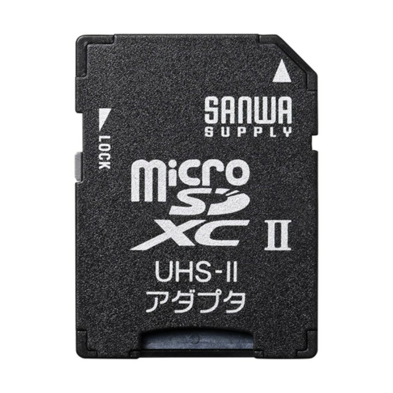 【5個セット】 サンワサプライ microSDアダプタ ADR-MICROUH2X5 [▲][AS]