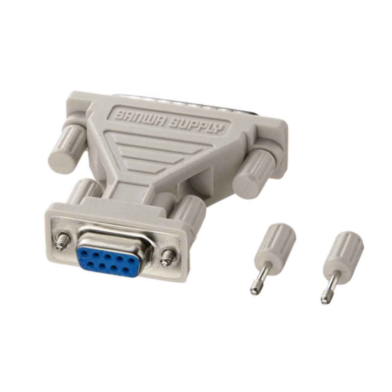 【5個セット】 サンワサプライ RS-232C変換アダプタ AD09-9F25MKX5 [▲][AS]