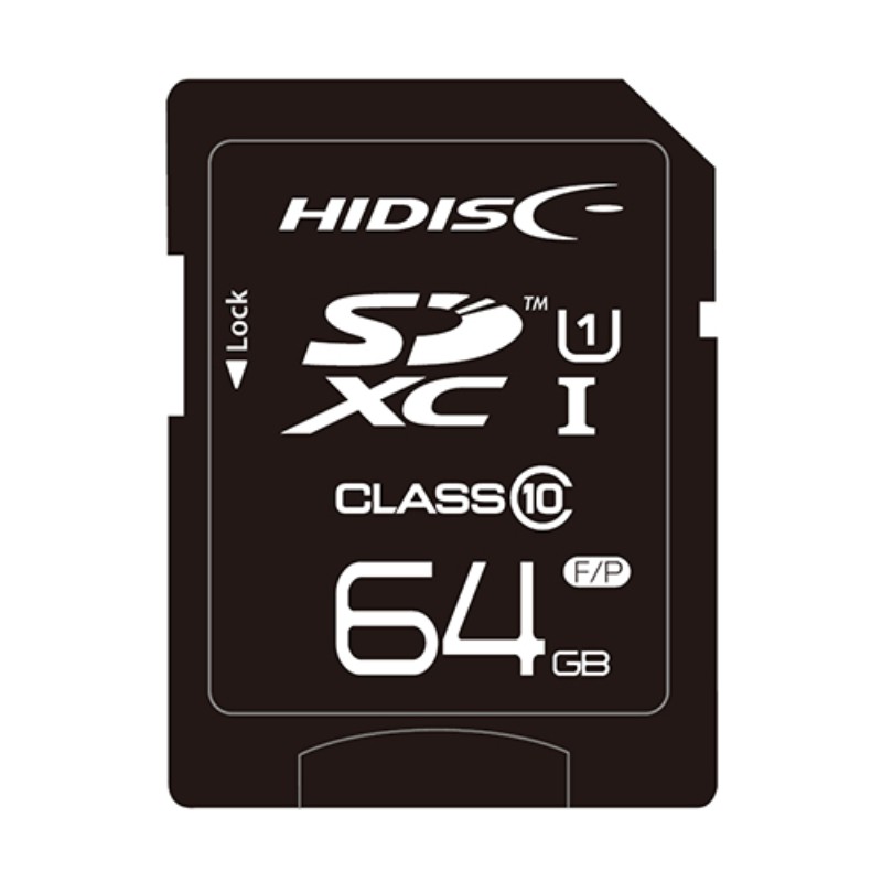 【5個セット】 HIDISC SDXCカード 64GB CLASS10 UHS-1対応 HDSDX64GCL10UIJP3X5 [▲][AS]