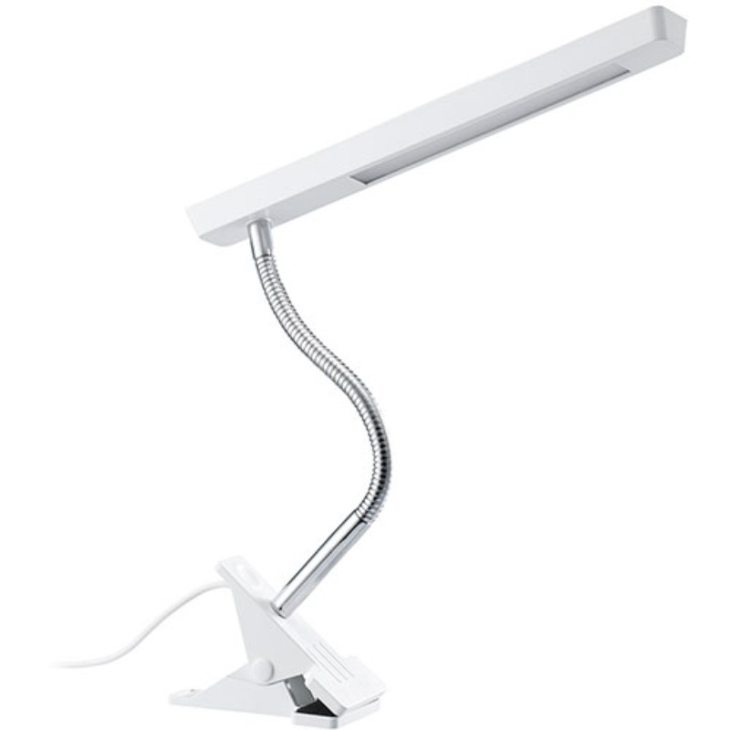 YAZAWA LEDフレキシブルクリップライト ホワイト CFLE05D15WH [▲][AS]