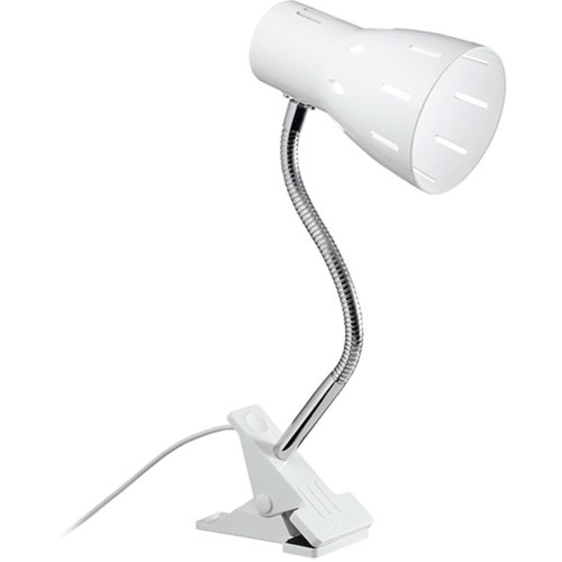 YAZAWA LEDフレキシブルクリップライト ホワイト CFLE06D08WH [▲][AS]