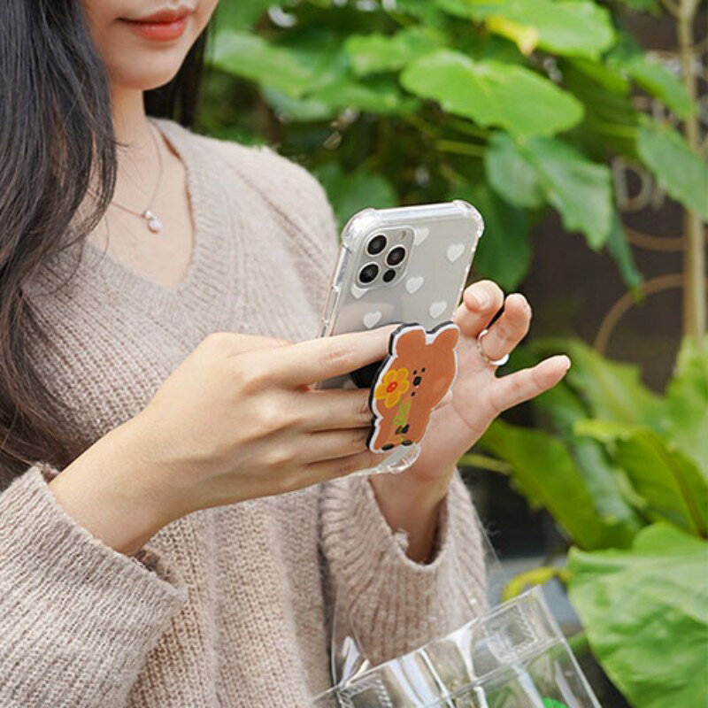 ホビナビ 楽天市場店のGriptok グリップトック スマホグリップ クオッカ オハナ 2109GRTCBLA0404 [▲][AS]｜アングル2