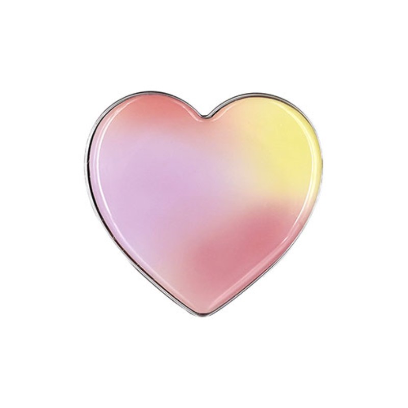 Griptok グリップトック スマホグリップ ハート型 レインボウ ピンク 2303GRTHH0431 [▲][AS]