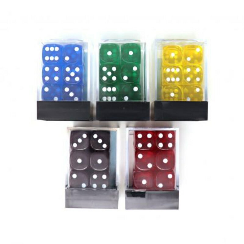 【イメージミッション木鏡社】 16mm 角丸ダイス（12個入） 黄 ボードゲーム カードゲーム [▲][ME]