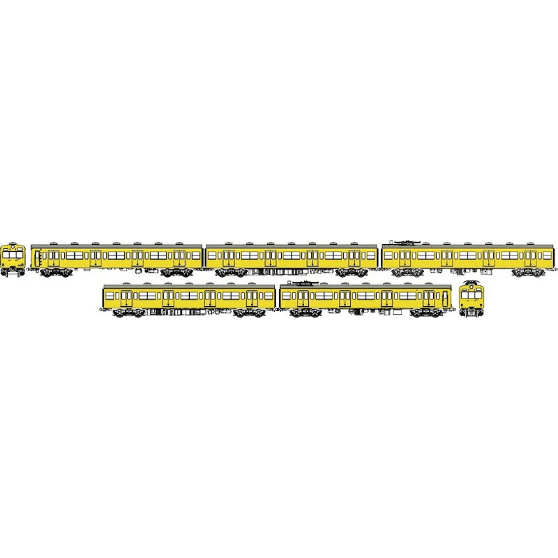 【ドーファン】 TW-101SF 1/80 国鉄101系黄色5号基本5両セットF(総武緩行線) HOゲージ [▲][ME]