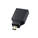 【ELECOM(エレコム)】HDMI 変換アダプタ【 Micro HDMI (タイプD) オス to HDMI (タイプA) メス 】4K 60P スリムコネク...