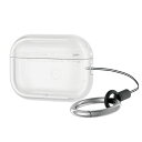 【ELECOM / エレコム】AirPods Pro 第2世代 ( 2022 ) ケース ソフト カバー 落下防止 カラビナ付 ワイヤレス充電 MagSafe充...