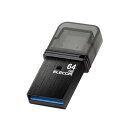 【ELECOM / エレコム】USBメモリ 64GB USB3.2(Gen1)/3.1(Gen1)/3.0/2.0 2in1 【 Type-C / USB A ...