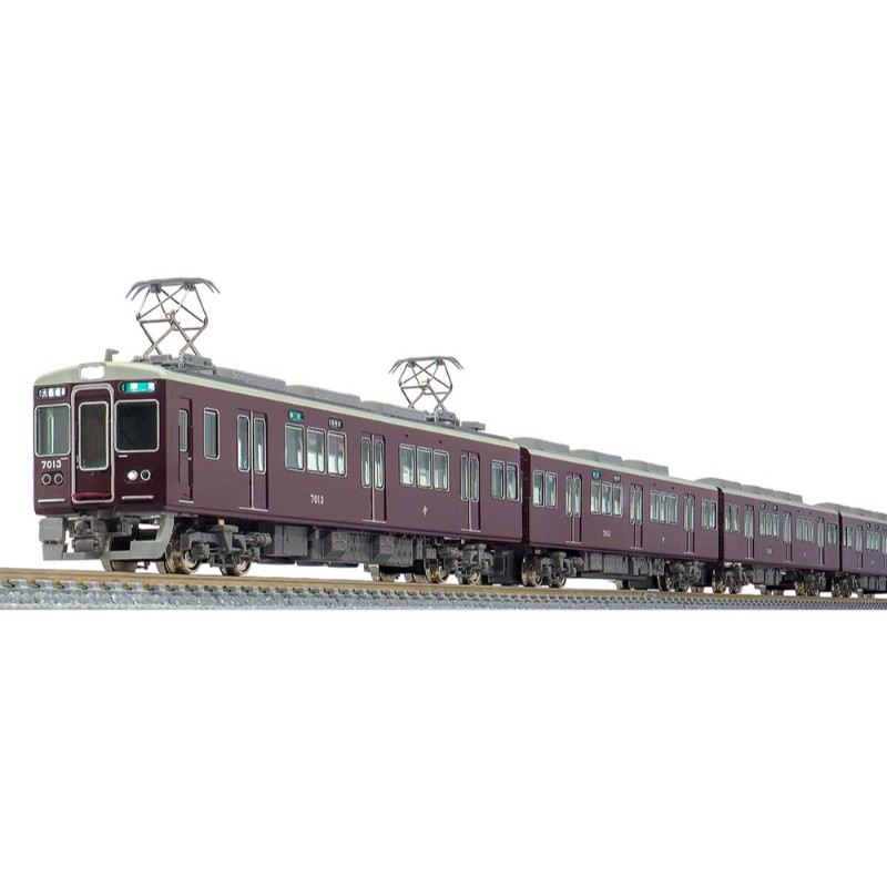 【グリーンマックス】 阪急7000系 (リニューアル車 神戸線 7013編成) 8両編成セット (動力付き) Nゲージ 電車 [▲][ホ][F]