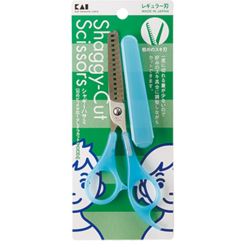 【貝印】 スキハサミ シャギー用 キャップ付#000KQ3048 #000KQ3048 [▲][FU]