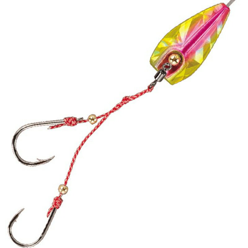 【(株)ハヤブサ】 無双真鯛 貫撃遊動テンヤ SE105 ピンキンホロ 25号 釣り 仕掛け SE105-25-1 [▲][FU]