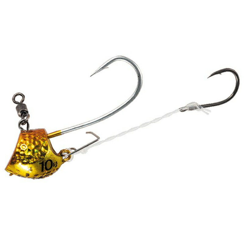 【(株)ハヤブサ】 無双真鯛 貫撃カブラTG エビズレン仕様 SE103 UVサンライズオレンジ 15号 釣り 仕掛け SE103-15-2 [▲][FU]