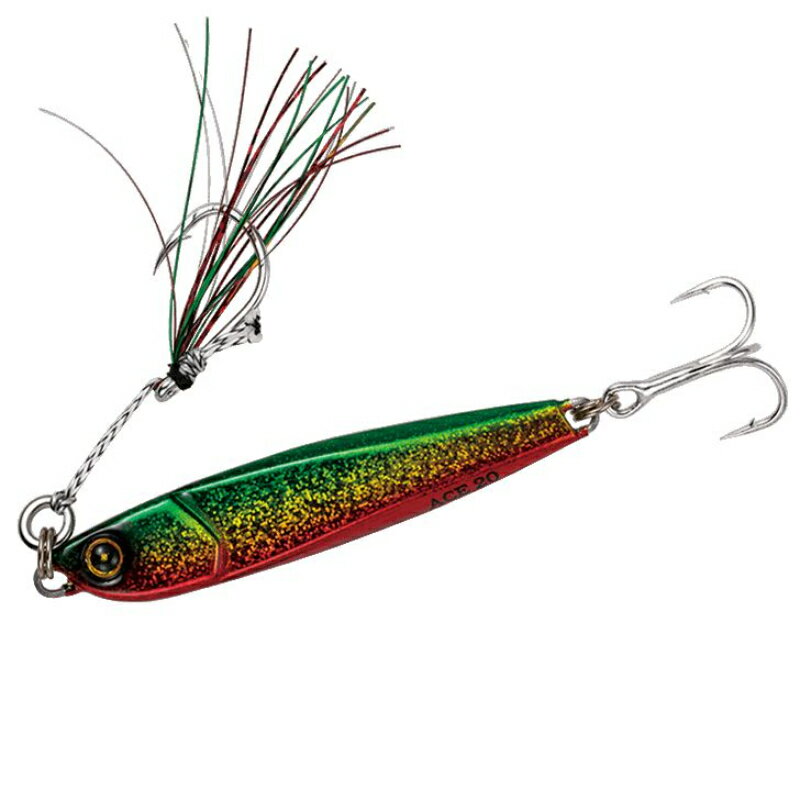 【(株)ハヤブサ】 ブッ飛びハイアピールジグ ジャックアイ エース FS415 ケイムラアカミドキン 60g 釣り 仕掛け FS415-60-4 [▲][FU]