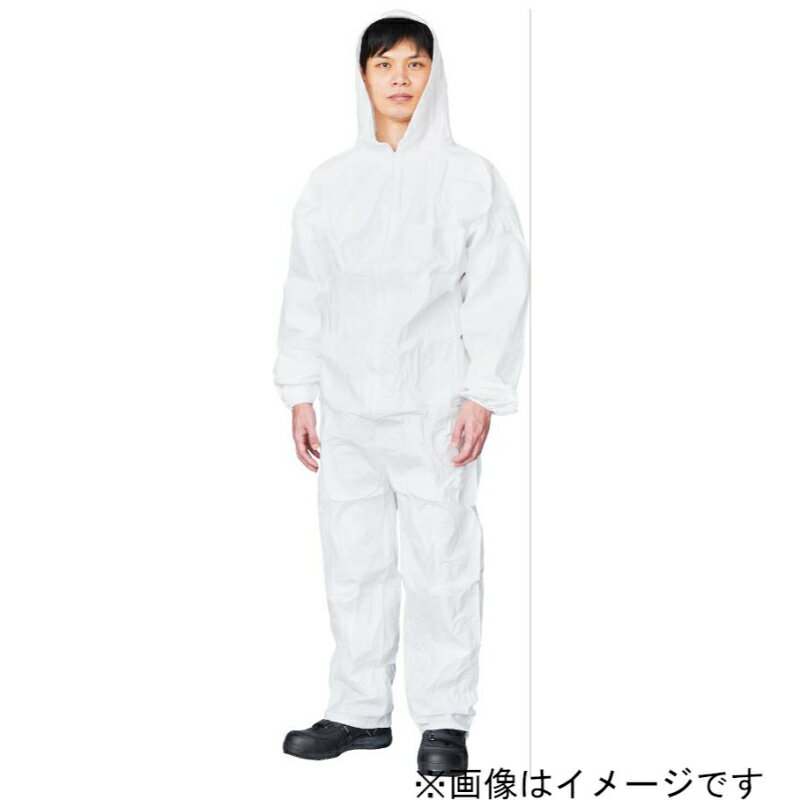 【日光物産】 P3010 バリア—マンフード付きカバーオール M P3010 DIY 工具 安全 保護用品 作業着 作業服 [▲][FU]