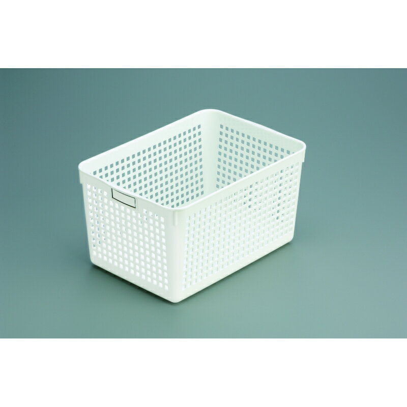 【イノマタ化学】 ネームバスケット ディープ ホワイト #4584 生活雑貨 [▲][FU]