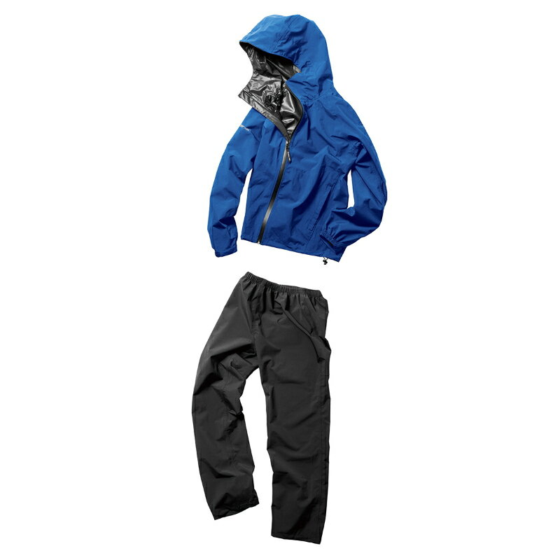 カジメイク EVAレインスーツ(マチ付リュックサック) クリア SS 1560-90-SS 1着 ■▼556-2935 ※個人宅様送り不可