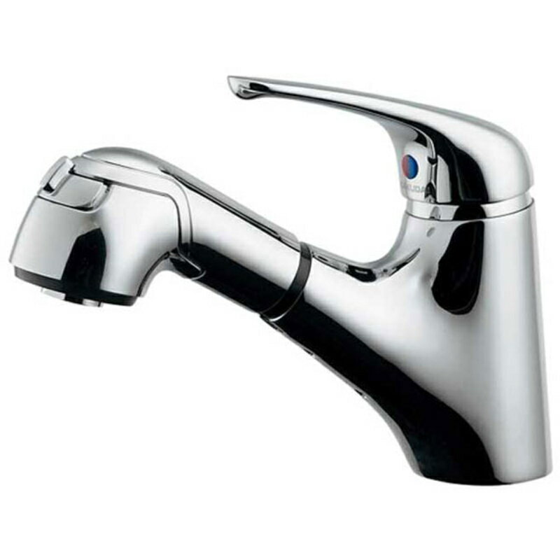 【カクダイ】 184-022K シングルレバー引出し混合栓 [▲][FU]