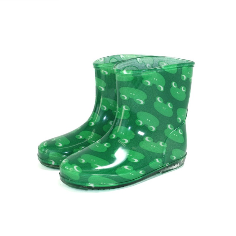 【阪神素地】 キッズレイン かえるグリーン 16cm KB7008 [▲][FU]