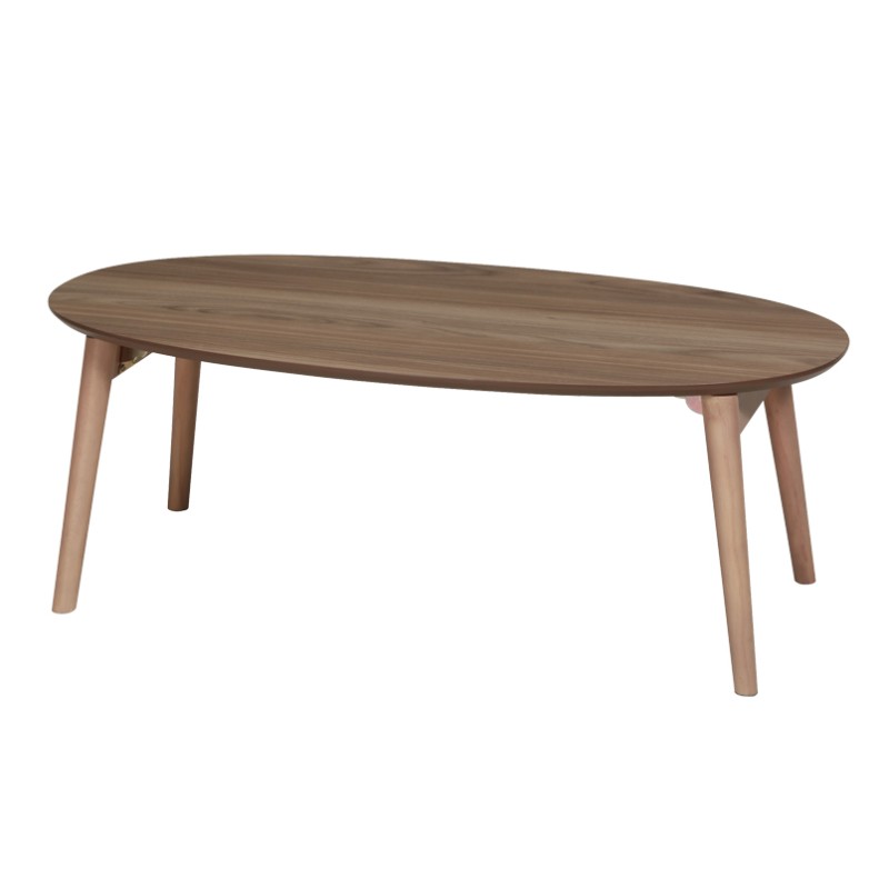 【永井興産】 カームテーブル(オーバル) CALM-200 カラー：BR インテリア [▲][FU]