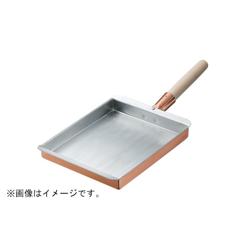 【田辺金具】 銅玉子焼関西型 15cm 調理器具 キッチン用品 [▲][FU]