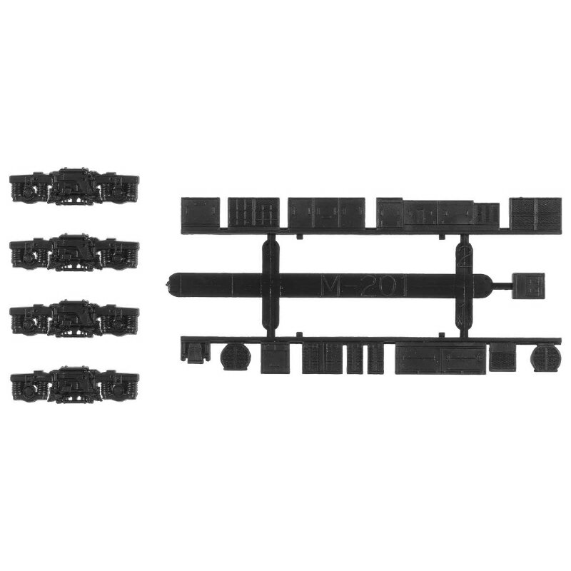 【グリーンマックス】 8498 動力台車枠・床下機器セット A-15 (DT46＋M-201) パーツ 動力台車枠・床下機能セット [▲][ME]