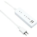 【カシムラ】国内・海外兼用 4口 電源タップ Aタイプ 2USB 2.1A 1m 旅行 出張 NTI-175 [▲][KM]